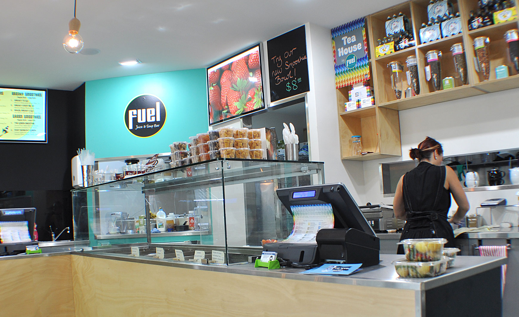 Toothpicks Creative cafe design interior design Juice bar Melbourne